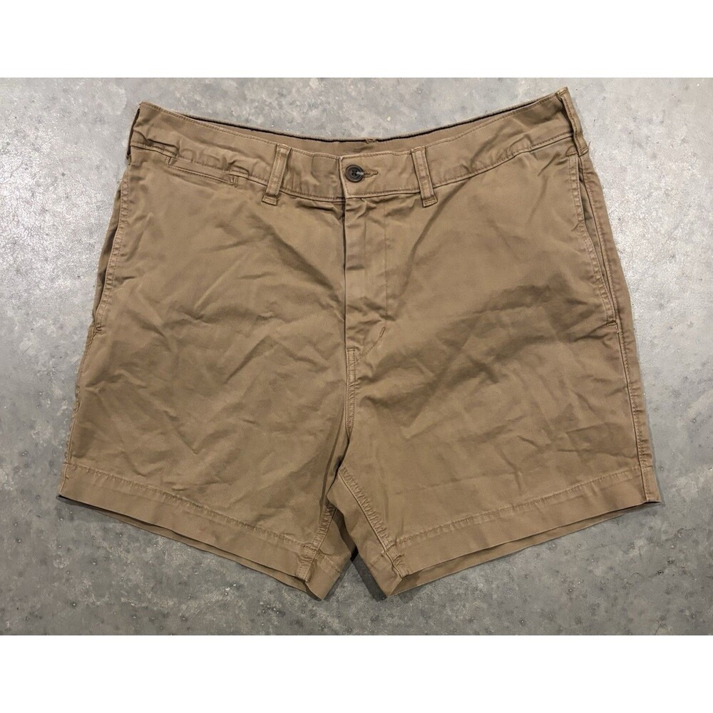 American Eagle Next Level Flex Khaki Chino Shorts Mens 33